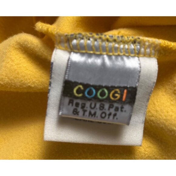 Vintage Coogi Mens 5XL Track Jacket Green & Yellow Striped Full-Zip retro - Picture 3 of 16